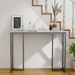 Kitchen Breakfast Bar Table Pub Dining Room Furniture Hallway Console Table Slim - thumbnail 5