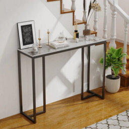 Kitchen Breakfast Bar Table Pub Dining Room Furniture Hallway Console Table Slim - thumbnail 6