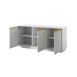 Arte Contemporary White Royal Sideboard Cabinet H71Cm W154Cm D39Cm - Minimalist Storage Solution - thumbnail 2