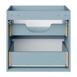 Heze Furniture Noca Bathroom Cabinet 140Cm With Worktop And Open Shelf In Baby Blue - thumbnail 4