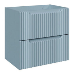 Heze Furniture Noca Bathroom Cabinet 140Cm With Worktop And Open Shelf In Baby Blue - thumbnail 2