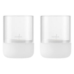 Blomus Calma Set Of 2 Wind Light Xs (Excl. Candle) - Lily White
