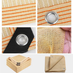 Beige 4Mx5M Shade Sail Uv Resistant - thumbnail 4