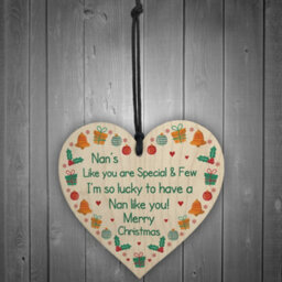 Red Ocean Nan Hanging Christmas Tree Decoration Gift For Nan Novelty Bauble Gifts For Her - thumbnail 2