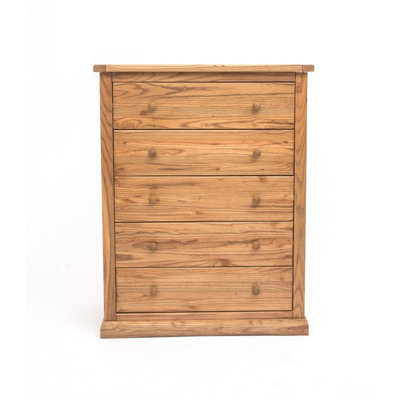 Cabinet Bits Salerno 5 Drawer Chest Of Drawers Wood Knob - image 1