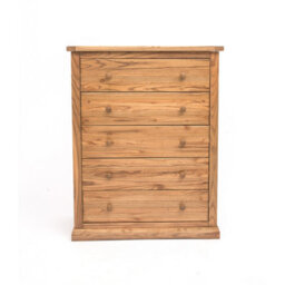 Cabinet Bits Salerno 5 Drawer Chest Of Drawers Wood Knob - thumbnail 1