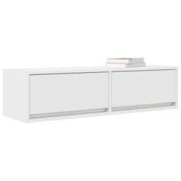 Walplus Tv Cabinet With Drawer White 100 X 31 X 25.5 Cm Engineered Wood - thumbnail 3