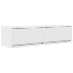 Walplus Tv Cabinet With Drawer White 100 X 31 X 25.5 Cm Engineered Wood - thumbnail 2