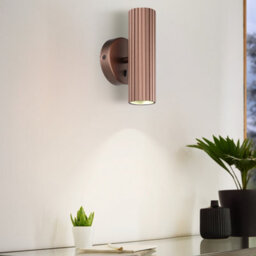 Eglo Portillo Aluminium & Steel Modern Uplight & Wall Down Light, Bronze