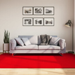 Walplus Rug Huarte Short Pile Soft And Washable Red 160X230 Cm - thumbnail 1