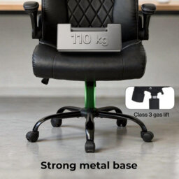 Levede Executive Office Chair Pu Leather Recline Desk Chair Flip-Up Armrests - thumbnail 9