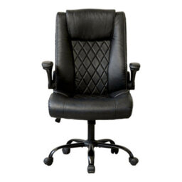Levede Executive Office Chair Pu Leather Recline Desk Chair Flip-Up Armrests - thumbnail 3