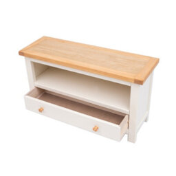 Cabinet Bits Maggiori Off White 1 Drawer Tv Cabinet Wood Knob - thumbnail 4