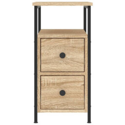 Berkfield Bedside Cabinet Sonoma Oak 30X60X60 Cm Engineered Wood - thumbnail 5