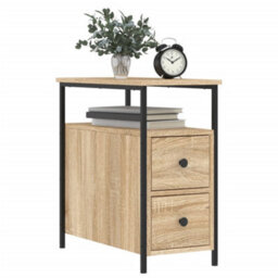 Berkfield Bedside Cabinet Sonoma Oak 30X60X60 Cm Engineered Wood - thumbnail 3