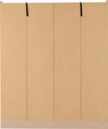 Seconique Nevada 4 Door 2 Drawer Mirrored Wardrobe In Grey Gloss And Oak Effect Finish - thumbnail 5