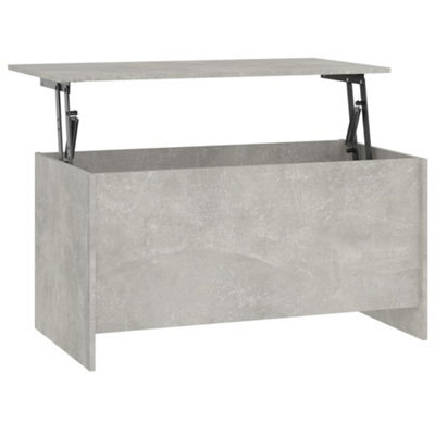 Berkfield Modern Coffee Table Concrete Grey 102X55.5X52.5 Cm Engineered Wood - image 1