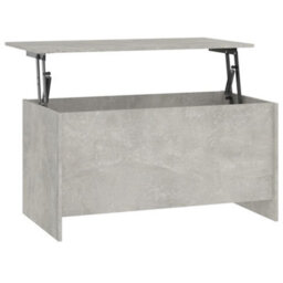 Berkfield Modern Coffee Table Concrete Grey 102X55.5X52.5 Cm Engineered Wood - thumbnail 1