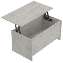 Berkfield Modern Coffee Table Concrete Grey 102X55.5X52.5 Cm Engineered Wood - thumbnail 6