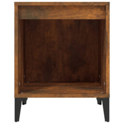 Berkfield Elegant Bedside Cabinet Smoked Oak 40X35X50 Cm - thumbnail 5