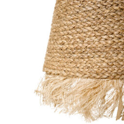 Wyld And Coco Natureloom Pendant Lamp - Handwoven Water Hyacinth And Banana Fibre, Natural, W40 X H162Cm - thumbnail 7