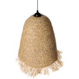 Wyld And Coco Natureloom Pendant Lamp - Handwoven Water Hyacinth And Banana Fibre, Natural, W40 X H162Cm - thumbnail 5