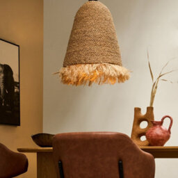 Wyld And Coco Natureloom Pendant Lamp - Handwoven Water Hyacinth And Banana Fibre, Natural, W40 X H162Cm - thumbnail 2