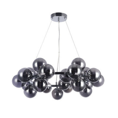 Luminosa Lighting Luminosa Dallas Ceiling Pendant Lamp Chrome, 25 Light, G9 - image 1