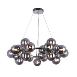 Luminosa Lighting Luminosa Dallas Ceiling Pendant Lamp Chrome, 25 Light, G9 - thumbnail 4