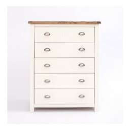 Cabinet Bits Lovere 5 Drawer Chest Of Drawers Chrome Cup Handle - thumbnail 1