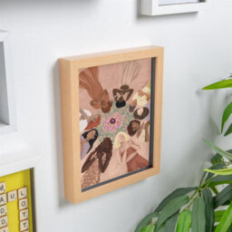 "Nicola Spring 3D Box Photo Frames - 8 X 10"" - Light Wood - Pack Of 2" - thumbnail 6