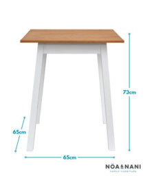 Nöa & Nani Noa & Nani Liten Kitchen Dining Table In Natural Pine & Classic White Annika - thumbnail 4