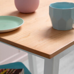 Nöa & Nani Noa & Nani Liten Kitchen Dining Table In Natural Pine & Classic White Annika - thumbnail 3
