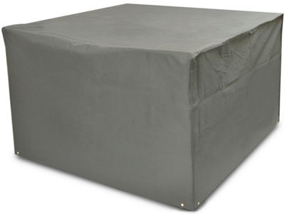 Woodside Heavy Duty Waterproof Garden Rattan Cube Set Cover Grey 135X135X74Cm - image 1
