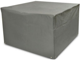 Woodside Heavy Duty Waterproof Garden Rattan Cube Set Cover Grey 135X135X74Cm