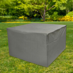 Woodside Heavy Duty Waterproof Garden Rattan Cube Set Cover Grey 135X135X74Cm - thumbnail 3