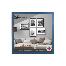 AK Frames Sleek 50X50Cm Navy Blue Thin Modern Picture Frame - Slim And Design For Posters, Prints And Photos - Elegant Wall Frame Decor - thumbnail 1