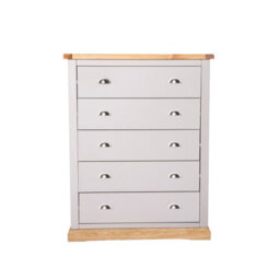 Cabinet Bits Bomporto 5 Drawer Chest Of Drawers Chrome Cup Handle - thumbnail 2