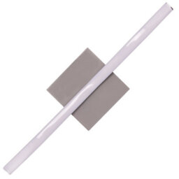 Happy Homewares Contemporary Designer Single Wavy Strip Led Ceiling Light Fitting In Matte Grey - thumbnail 3