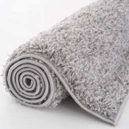 The Rugs Grey Soft Plain Design Fluffy Shaggy Rugs And Runners High Pile Living Room Kitchen Hallway 380 - thumbnail 5
