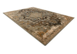 RugsX Wool Carpet Omega Abbas Vintage, Rosette Cognac Beige 200X300 Cm - thumbnail 3