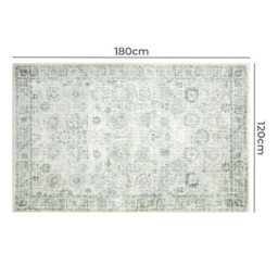 Marlow 120X180Cm Washable Floor Rug Non Slip Living Room Hallway Carpet - thumbnail 7