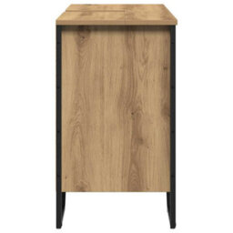 Berkfield Modern Bathroom Sink Cabinet Artisan Oak 91X35X60 Cm Engineered Wood - thumbnail 6