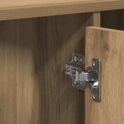 Berkfield Modern Bathroom Sink Cabinet Artisan Oak 91X35X60 Cm Engineered Wood - thumbnail 8