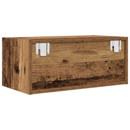 Berkfield Tv Cabinet Old Wood 60X31X25.5 Cm Engineered Wood - thumbnail 8