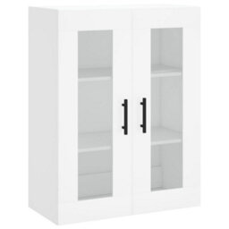 Berkfield Wall Mounted Cabinets 2 Pcs White Engineered Wood - thumbnail 5