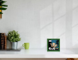 6X6 Green Picture Frame (15.2 X 15.2Cm) Poster, Photo, Artwork, Gallery Wall Or Print - thumbnail 2