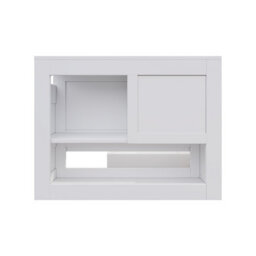 Abrihome Multifunctional 3Ft White Single Daybed With Drawers, Shelves & Bedside Table - 90 X 190 Cm, Storage Cabinets, No Mattress - thumbnail 8