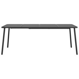 Berkfield Garden Table Anthracite 200X100X71 Cm Steel - thumbnail 3