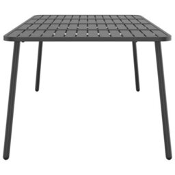Berkfield Garden Table Anthracite 200X100X71 Cm Steel - thumbnail 4